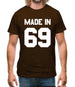 Made In '69 Mens T-Shirt