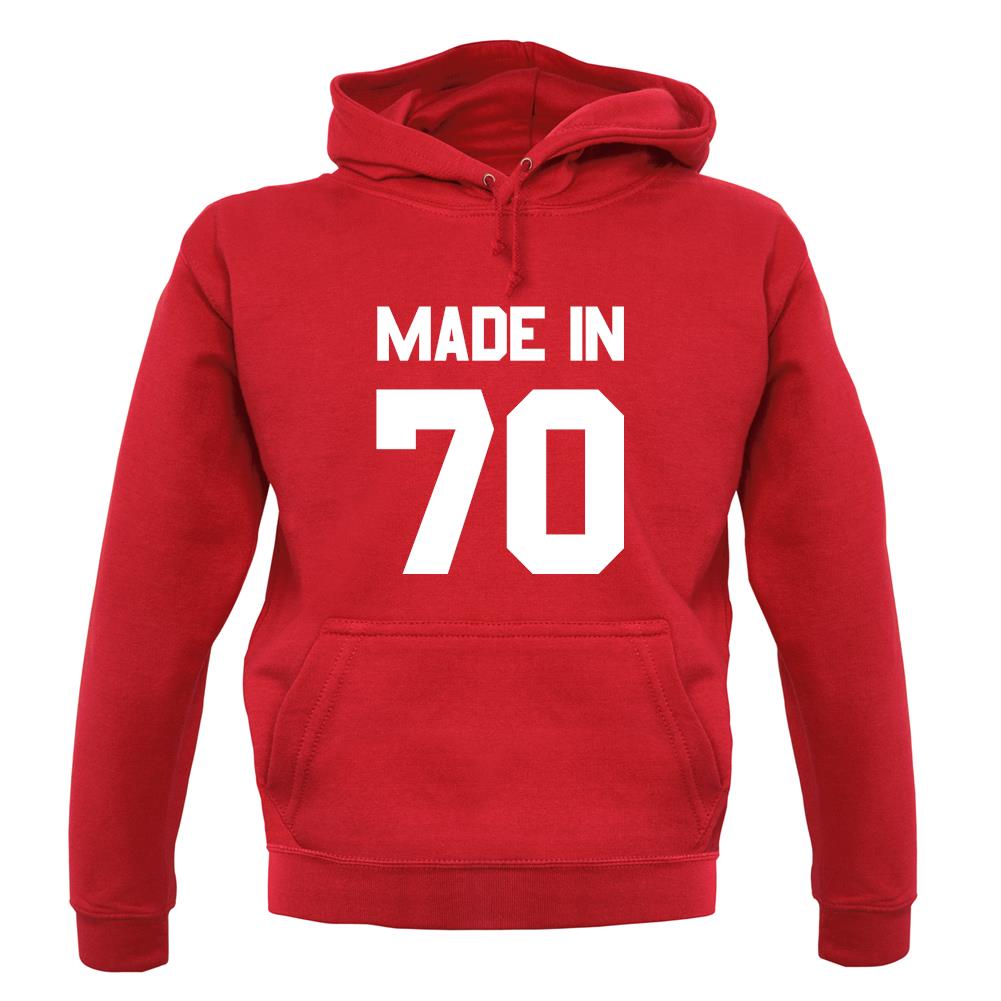 Made In '70 unisex hoodie