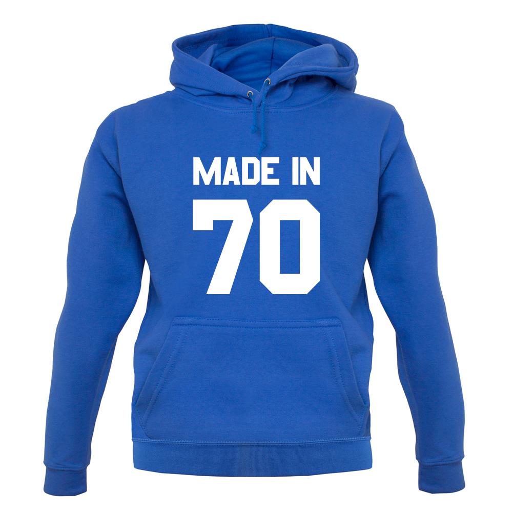 Made In '70 unisex hoodie