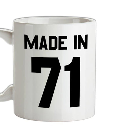 Made In '71 Ceramic Mug
