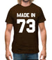 Made In '73 Mens T-Shirt