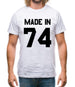 Made In '74 Mens T-Shirt