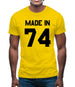 Made In '74 Mens T-Shirt