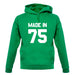 Made In '75 unisex hoodie