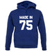 Made In '75 unisex hoodie