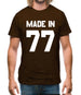 Made In '77 Mens T-Shirt