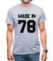 Made In '78 Mens T-Shirt