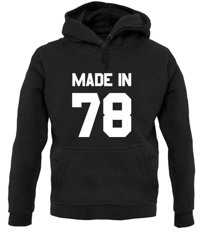 Made In '78 unisex hoodie