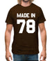 Made In '78 Mens T-Shirt