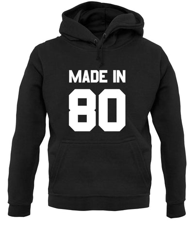 Made In '80 unisex hoodie