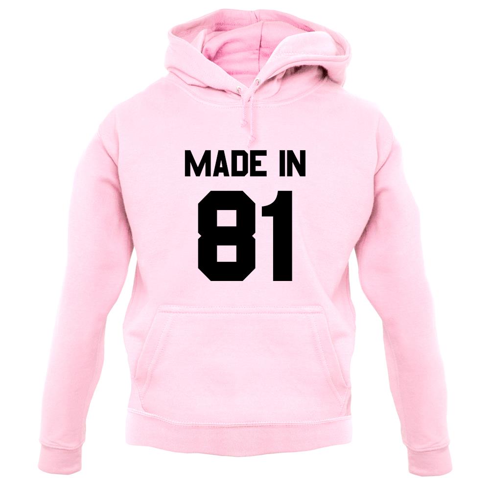Made In '81 unisex hoodie