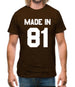 Made In '81 Mens T-Shirt