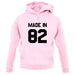 Made In '82 unisex hoodie