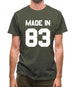 Made In '83 Mens T-Shirt