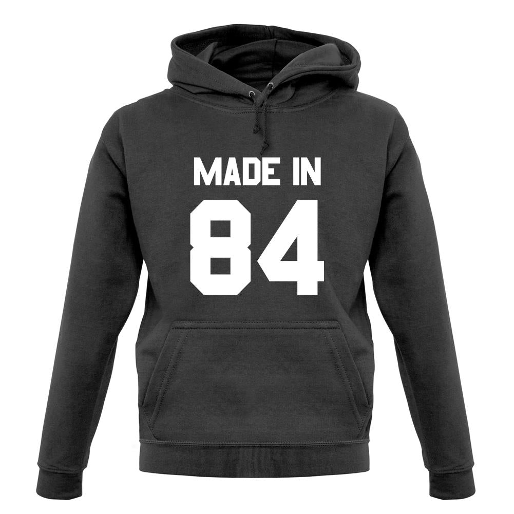 Made In '84 unisex hoodie