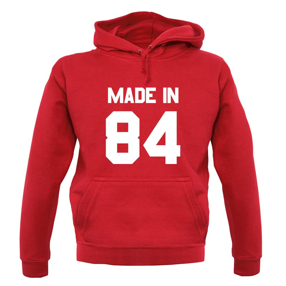 Made In '84 unisex hoodie