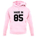 Made In '85 unisex hoodie