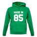 Made In '85 unisex hoodie