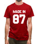 Made In '87 Mens T-Shirt