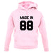 Made In '88 unisex hoodie