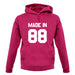 Made In '88 unisex hoodie