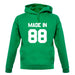 Made In '88 unisex hoodie