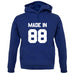 Made In '88 unisex hoodie