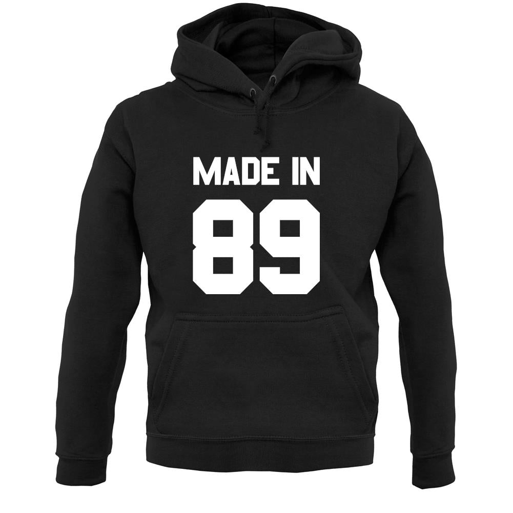 Made In '89 Unisex Hoodie