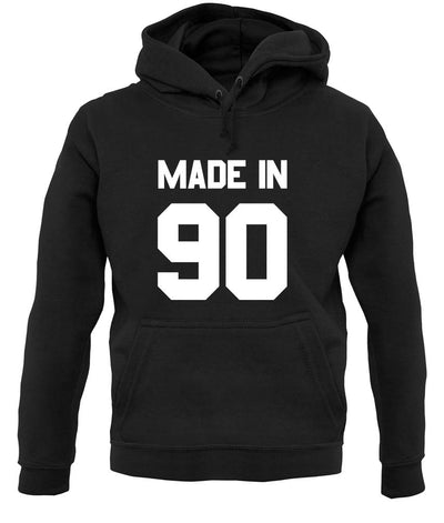 Made In '90 unisex hoodie