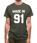 Made In '91 Mens T-Shirt