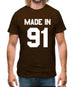 Made In '91 Mens T-Shirt