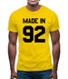 Made In '92 Mens T-Shirt