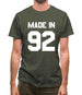 Made In '92 Mens T-Shirt