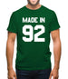 Made In '92 Mens T-Shirt