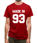 Made In '93 Mens T-Shirt