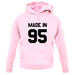 Made In '95 unisex hoodie