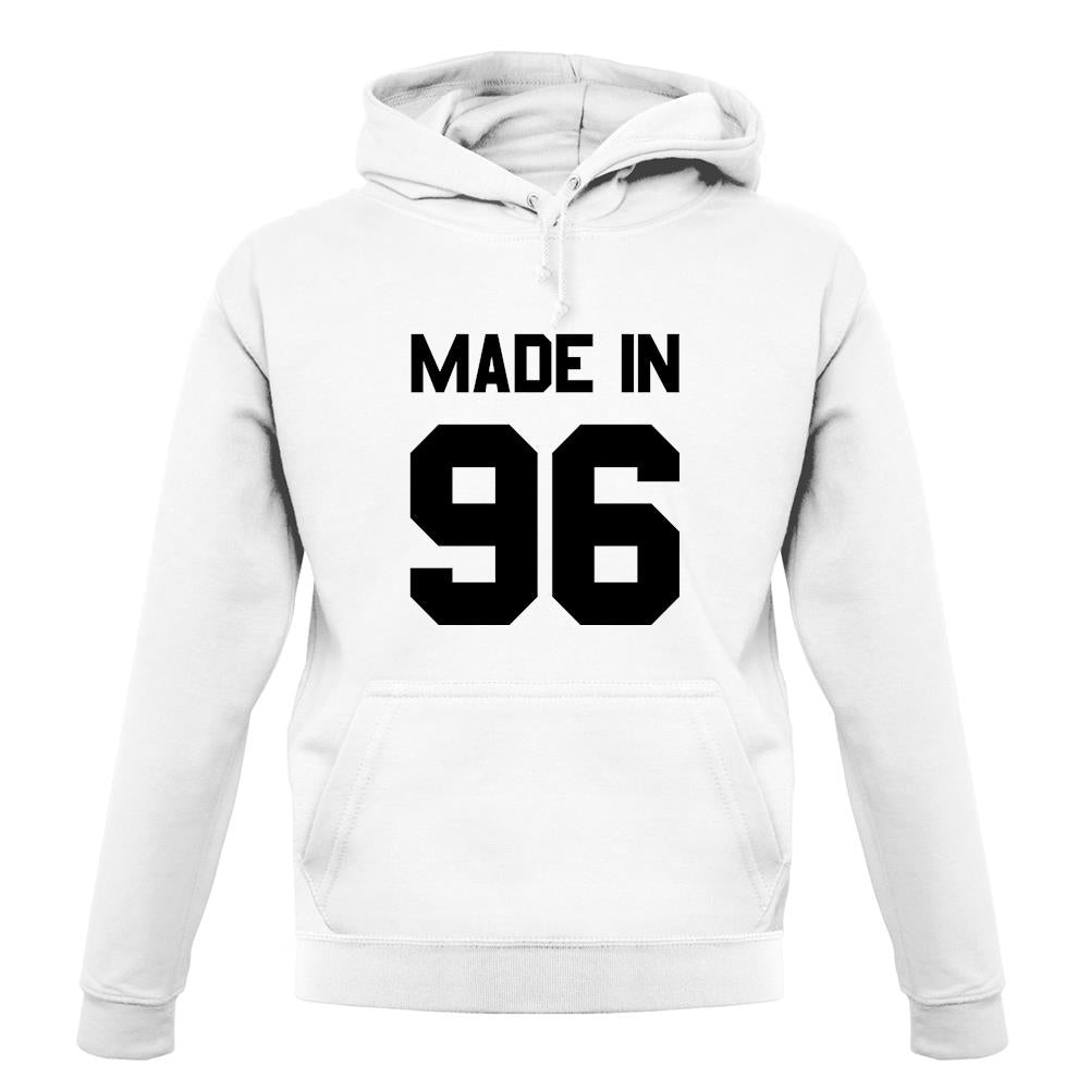 Made In '96 unisex hoodie