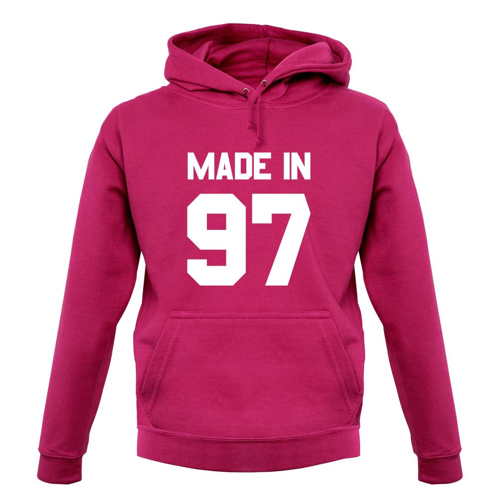 Made In '97 unisex hoodie
