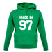 Made In '97 unisex hoodie