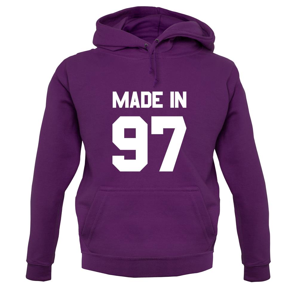 Made In '97 unisex hoodie