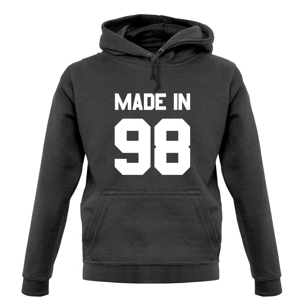Made In '98 unisex hoodie