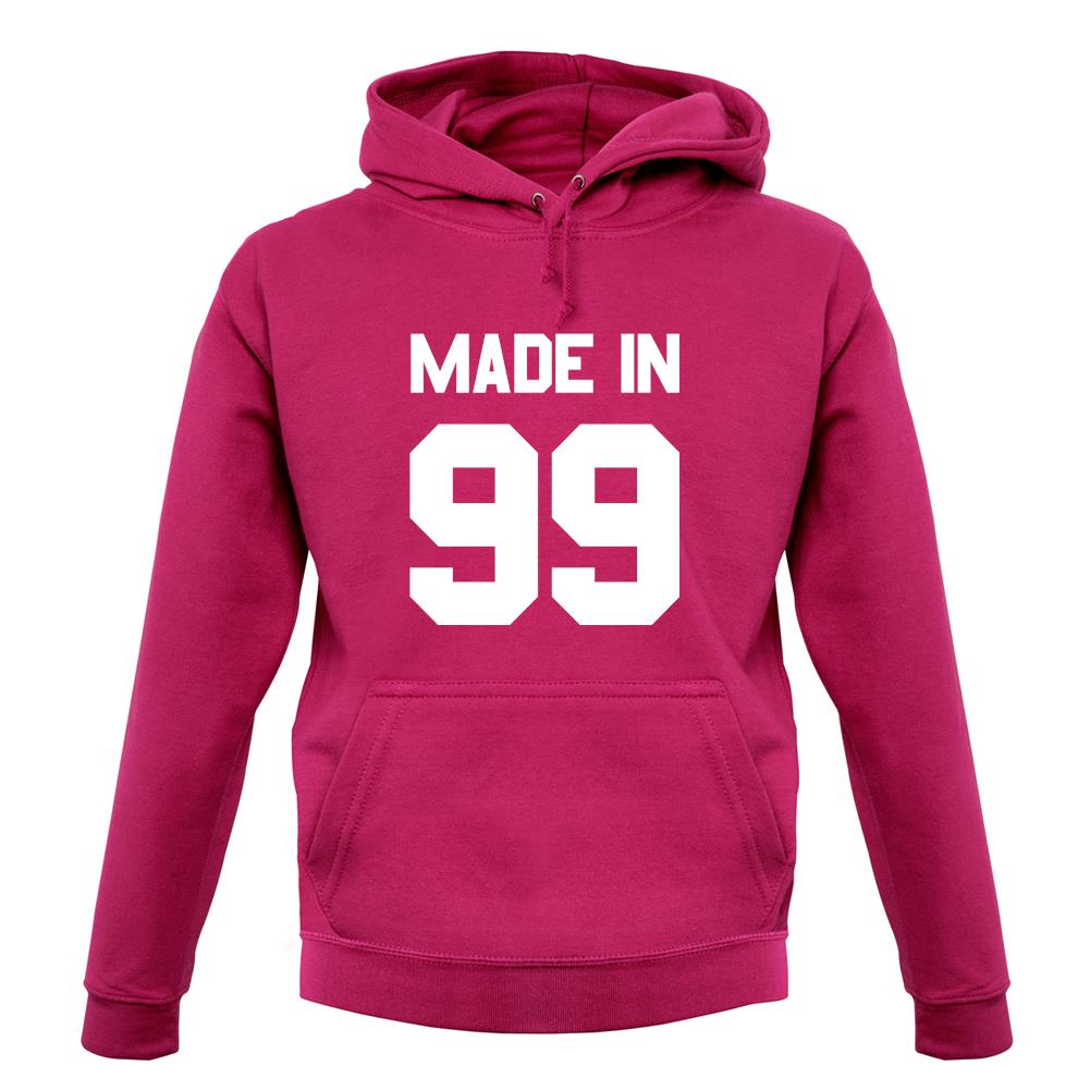 Made In '99 unisex hoodie