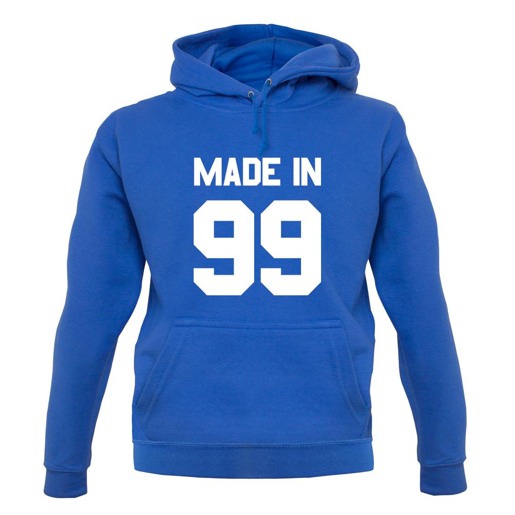 Made In '99 unisex hoodie