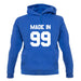 Made In '99 unisex hoodie