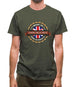 Made In Chapel-En-Le-Frith 100% Authentic Mens T-Shirt