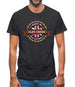 Made In Clay Cross 100% Authentic Mens T-Shirt