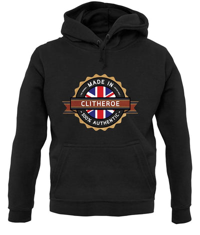 Made In Clitheroe 100% Authentic unisex hoodie