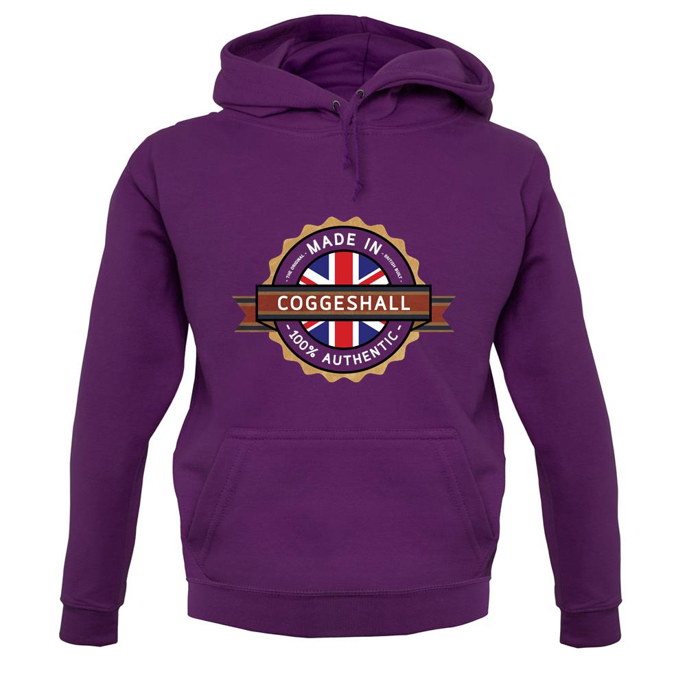 Made In Coggeshall 100% Authentic unisex hoodie