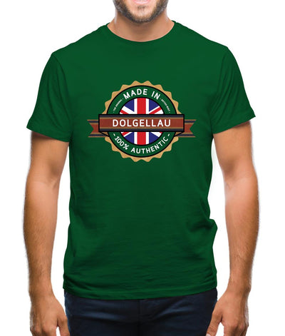 Made In Dolgellau 100% Authentic Mens T-Shirt