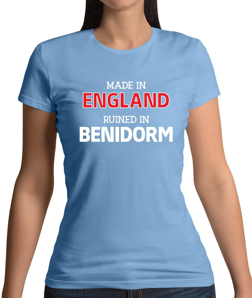 Ruined In Benidorm Womens T-Shirt